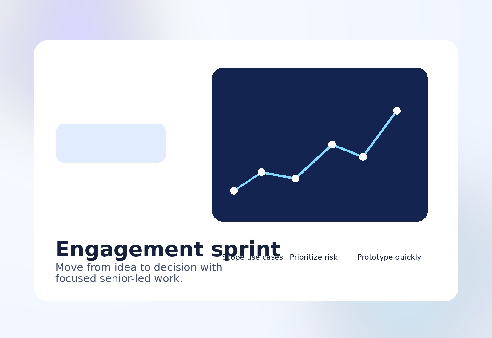 Abstract consulting sprint illustration
